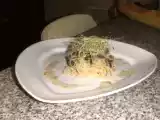 Recette Poelée de champignon basilic sur un lit de nouille chinois