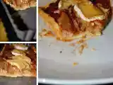 Recette Tarte à l'aubergine chèvre et thon sur fond de tarte au fromage