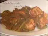 Recette Boulettes de poulet aux haricots vert & sauce tomate