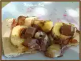 Recette Pizza bananes chocolat au lait au barbecue