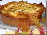 Recette Tarte feuilletée aux girolles et au chèvre