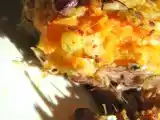Recette Parmentier de canard et purée de potiron aux noisettes.