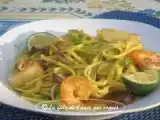 Recette Linguine aux fruits de mer et au safran