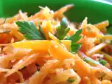 Recette Salade de carotte et mimolette à l?orange