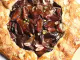 Recette Galette rustique aux quetsches et amandes