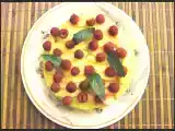 Recette Tarte sans cuisson à l'ananas et aux framboises