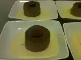 Recette Fondant aux châtaignes et au chocolat, crème anglaise à la vanille