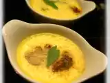Recette Crème brûlée à la confinade de tomates séchées basilic et parmesan