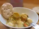 Recette Pétoncles au curry et lait de coco