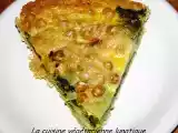 Recette Pâte à tarte peu conventionnelle recouverte de blettes et pois chiche épicés !