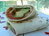 Recette Wrap saumon, avocat et coriandre
