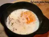 Recette Oeuf cocotte au jambon et au fromage