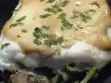 Recette Papillote de sandre aux champignons et oignons à la moutarde