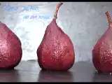Recette Poire pochée au vin rouge