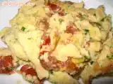 Recette Omelette yaourt, ciboulette et tomates séchées de kikou