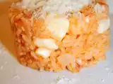 Recette Risotto a la tomate et des de calamar