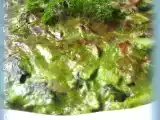 Recette Gratin de bettes de jacotte, sauce verte et jambon