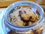 Recette Tendres cookies aux flocons d'avoine, au lait concentré sucré, aux noisettes ou au raisins