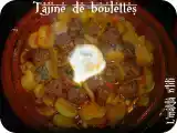 Recette Tajine de boulettes de viande hachée