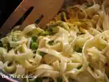 Recette Tagliatelles aux petits pois et curry