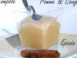 Recette Compote pomme/coing épicée