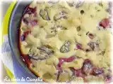 Recette Clafoutis aux raisins frais, pruneaux et raisins secs