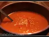 Recette Soupe tomate-poivron-patate douce au vinaigre balsamique