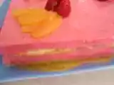 Recette Gâteau mousse de framboise