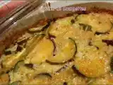Recette Gratin de courgettes, sans gluten