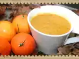Recette Potage carottes, mandarines, coriandre légèrement pimenté