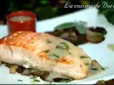 Recette Pavés de saumon aux pleurotes