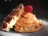 Recette Top chef recette 1 : gaufre au carambar et sa crème pâtissière vanille-fraise