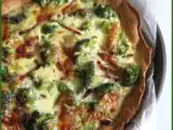 Recette Tarte brocolis - canard - comté