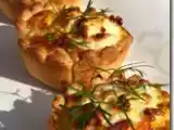Recette Tarte au potiron, chèvre et serrano