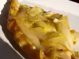 Recette Tatin d'endives au chèvre et pignons de pin