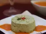 Recette Petits flans au brocoli et son coulis de tomates
