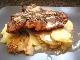 Recette Grillades de porc, pommes boulangère