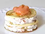Recette Millefeuille de crêpes au saumon fumé