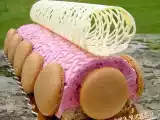 Recette Bûche framboise-spéculos