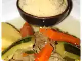 Recette Tajine d'agneau au curry et aux légumes pour le jeu interblog #11