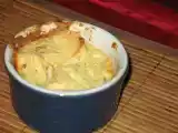 Recette Gratin soufflé de panais, jambon et champignons