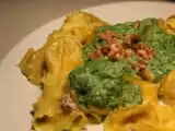 Recette Tortellinis, sauce épinards-crème
