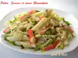 Recette Pâtes, surimi et sauce rémoulade