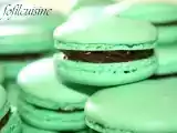 Recette Macarons chocolat-menthe