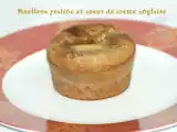 Recette Moelleux praliné et coeur de crème anglaise