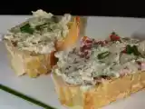 Recette Tartinade chevre-artichauts et tomates confites