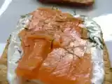 Recette Toast apéritif au saumon fumé