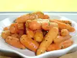 Recette Petites carottes au miel et à la moutarde