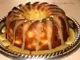 Recette Gâteau bundt à la poire et au chocolat avec sauce au caramel