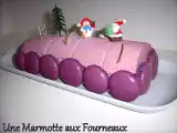 Recette Bûche glacée à la framboise